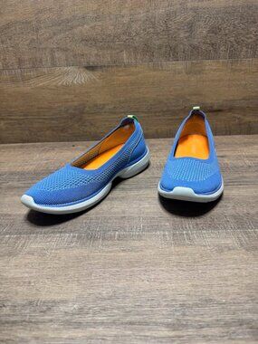 Bionic Orthoheel Kallie Blue Mesh Comfort Walking Shoes Women's Size 8.5